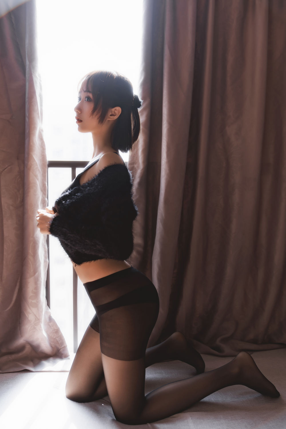 木棉棉OwONo.052-黑丝私房A [41P]-图云谷