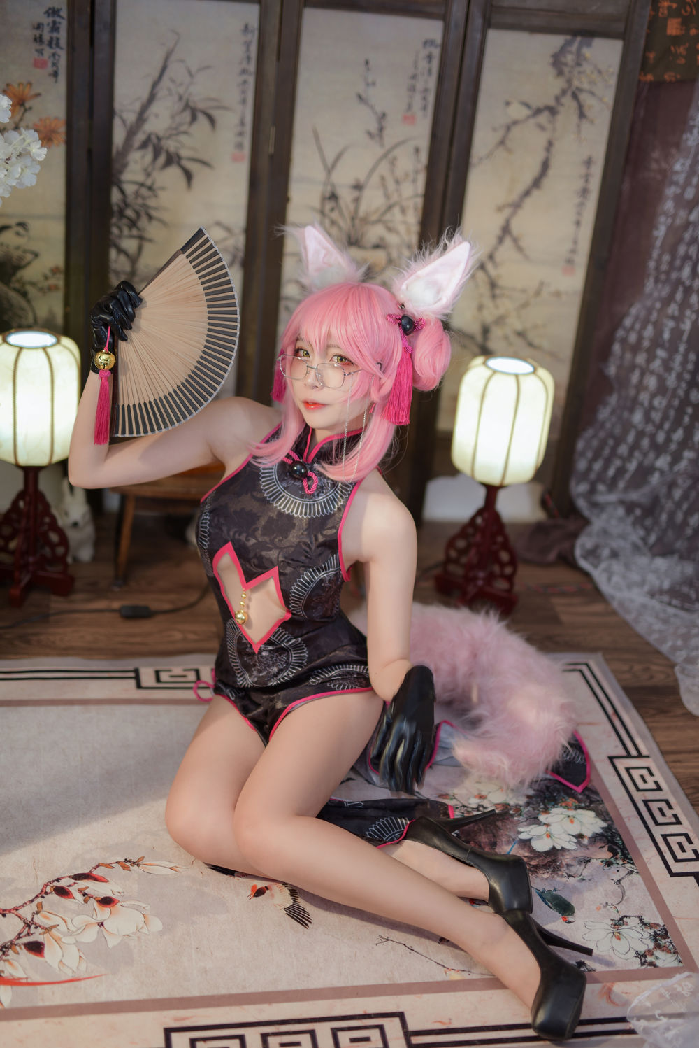 二佐NisaNo.009-Fate旗袍狐 [28P]-图云谷