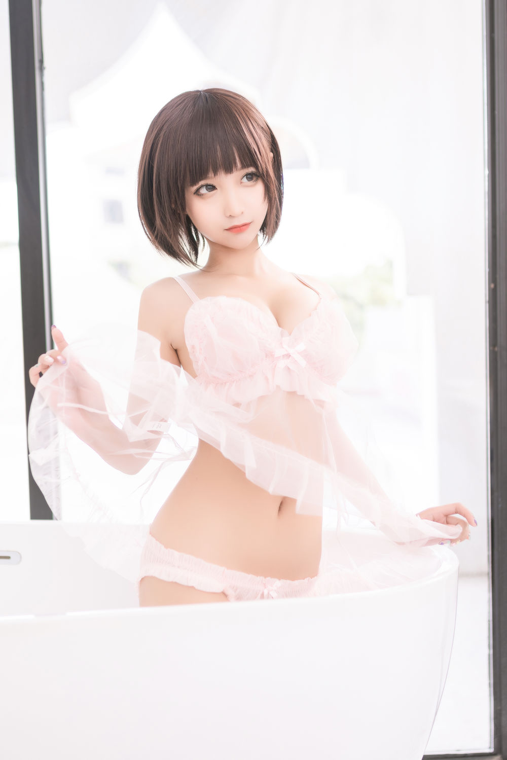 蠢沫沫No.162-沫沫真爱版 粉纱 [40P]-图云谷