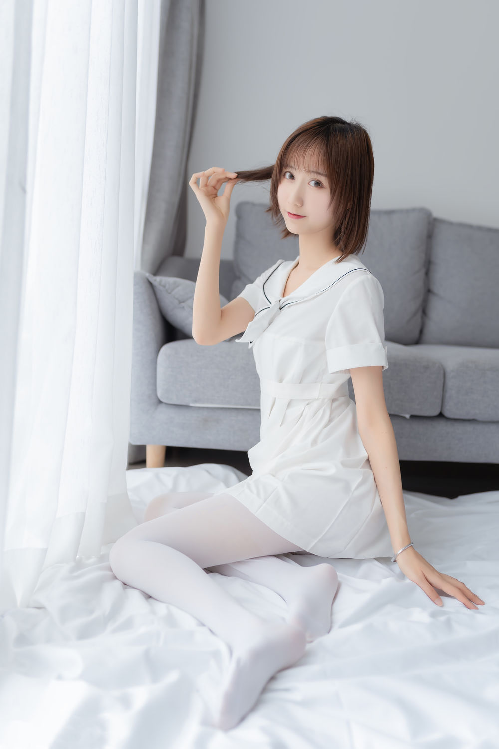 木棉棉OwONo.047-纯情白裙 [40P]-图云谷