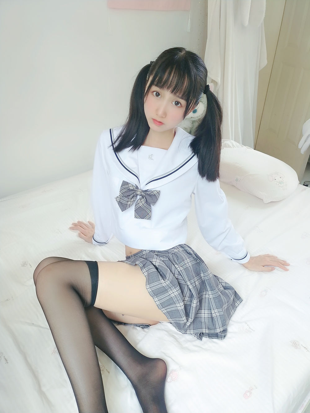 图片[2]-No.042-灰格子jk [21P 1V]