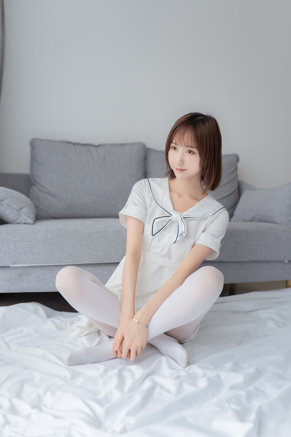 图片[2]-No.047-纯情白裙 [40P]