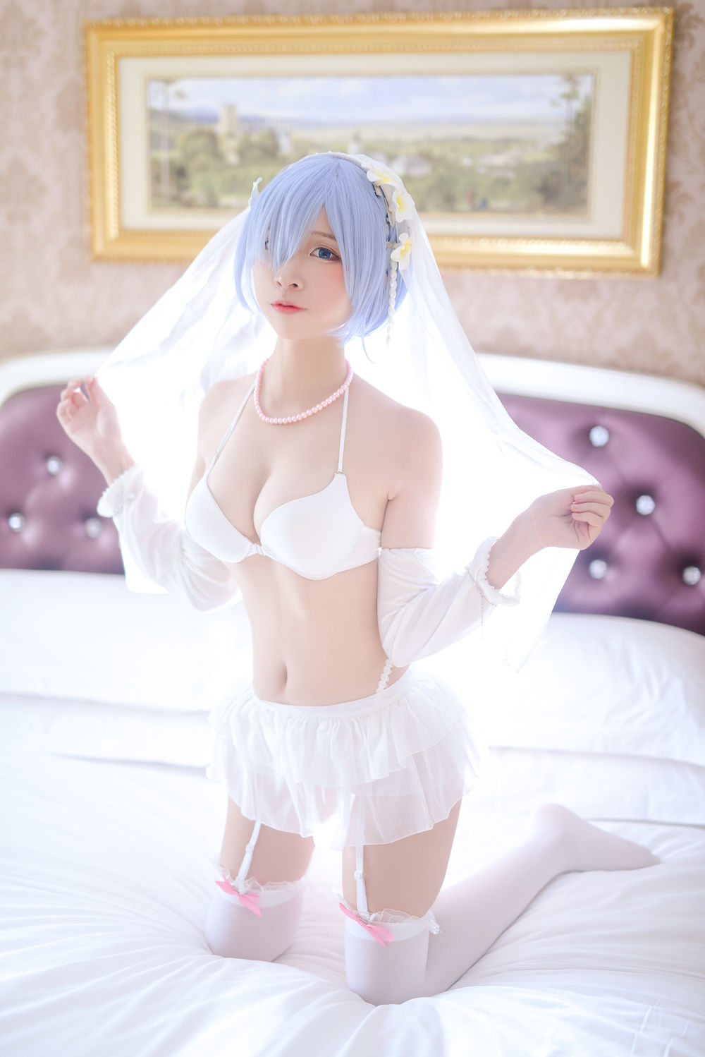二佐NisaNo.025-蕾姆婚纱 [35P]-图云谷