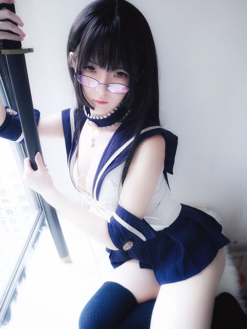 一小央泽No.004-武士刀与水手服 [20P]