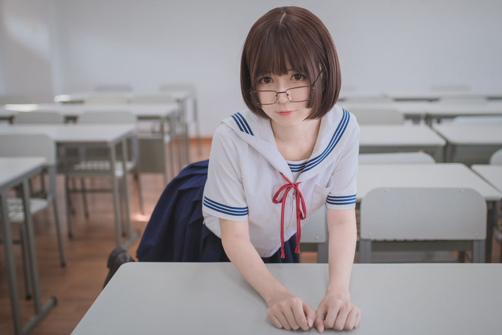 白金SakiNo.004-可爱蘑菇头 [26P]