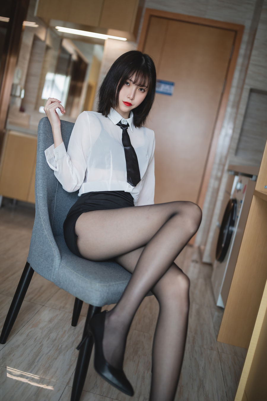 图片[3]-No.002-ol制服 [41P]-飞图屋