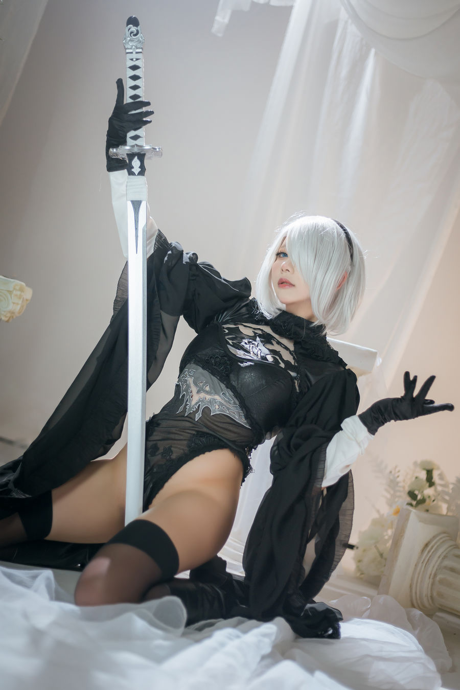 图片[2]-No.014-Nier 2B Dress Ver [6P]-飞图屋