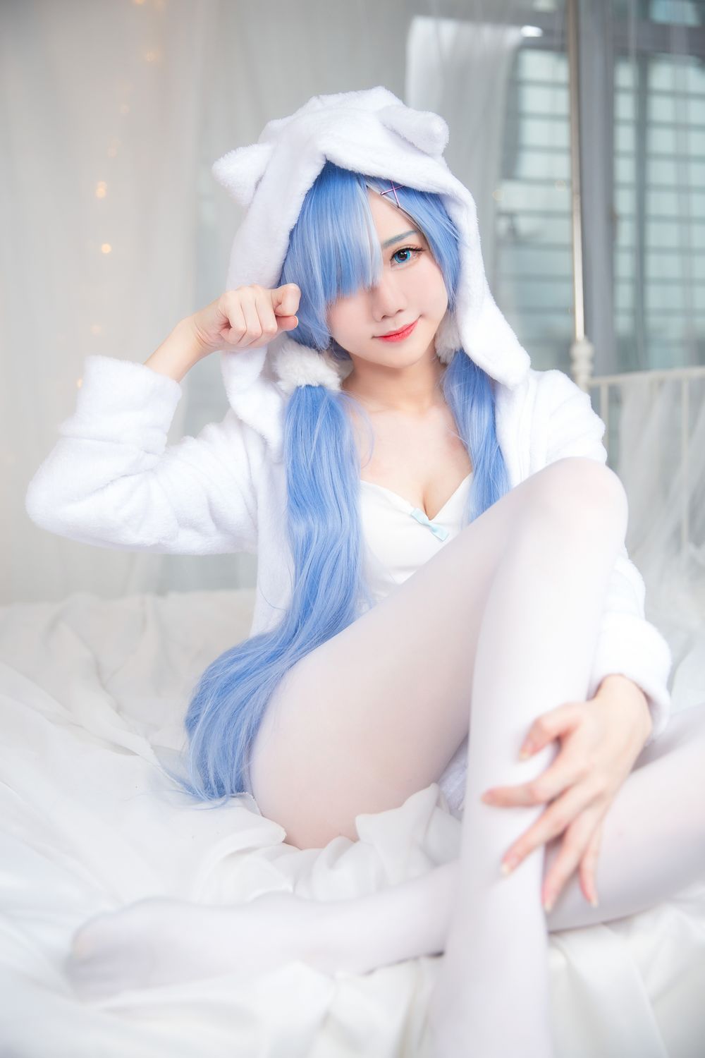 图片[3]-No.032-Rem White Kitty [49P]-飞图屋