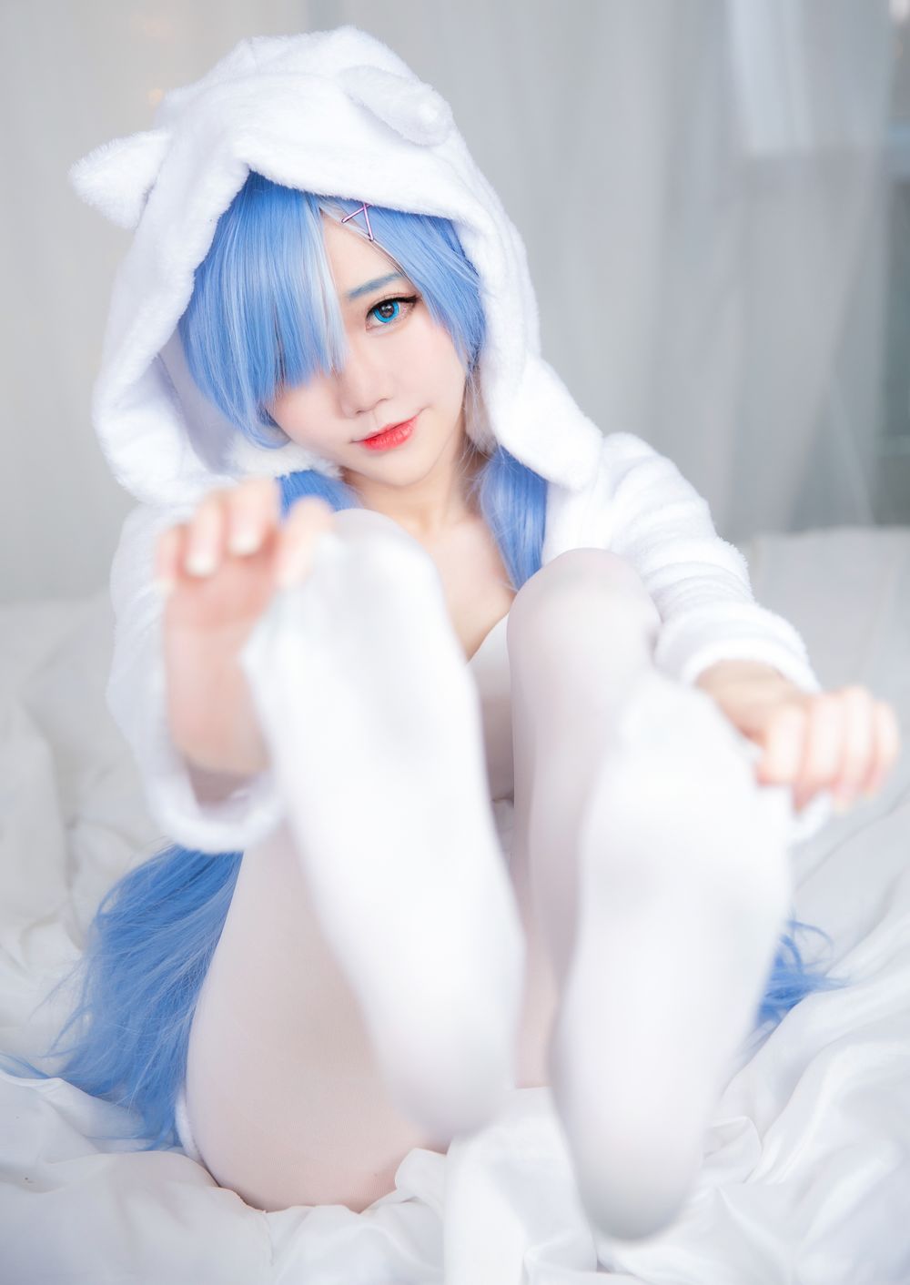 图片[2]-No.032-Rem White Kitty [49P]-飞图屋