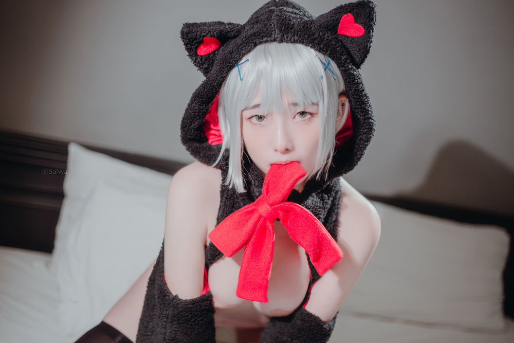 图片[3]-No.017-Mischief Black Cat [35P]-飞图屋