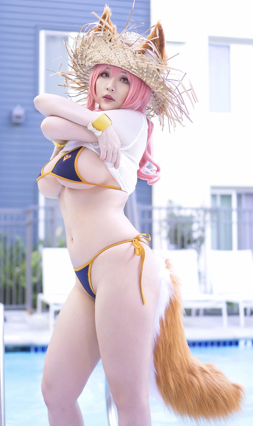 No.032-Tamamo Bikini (Fate Grand Order) [9P]-飞图屋