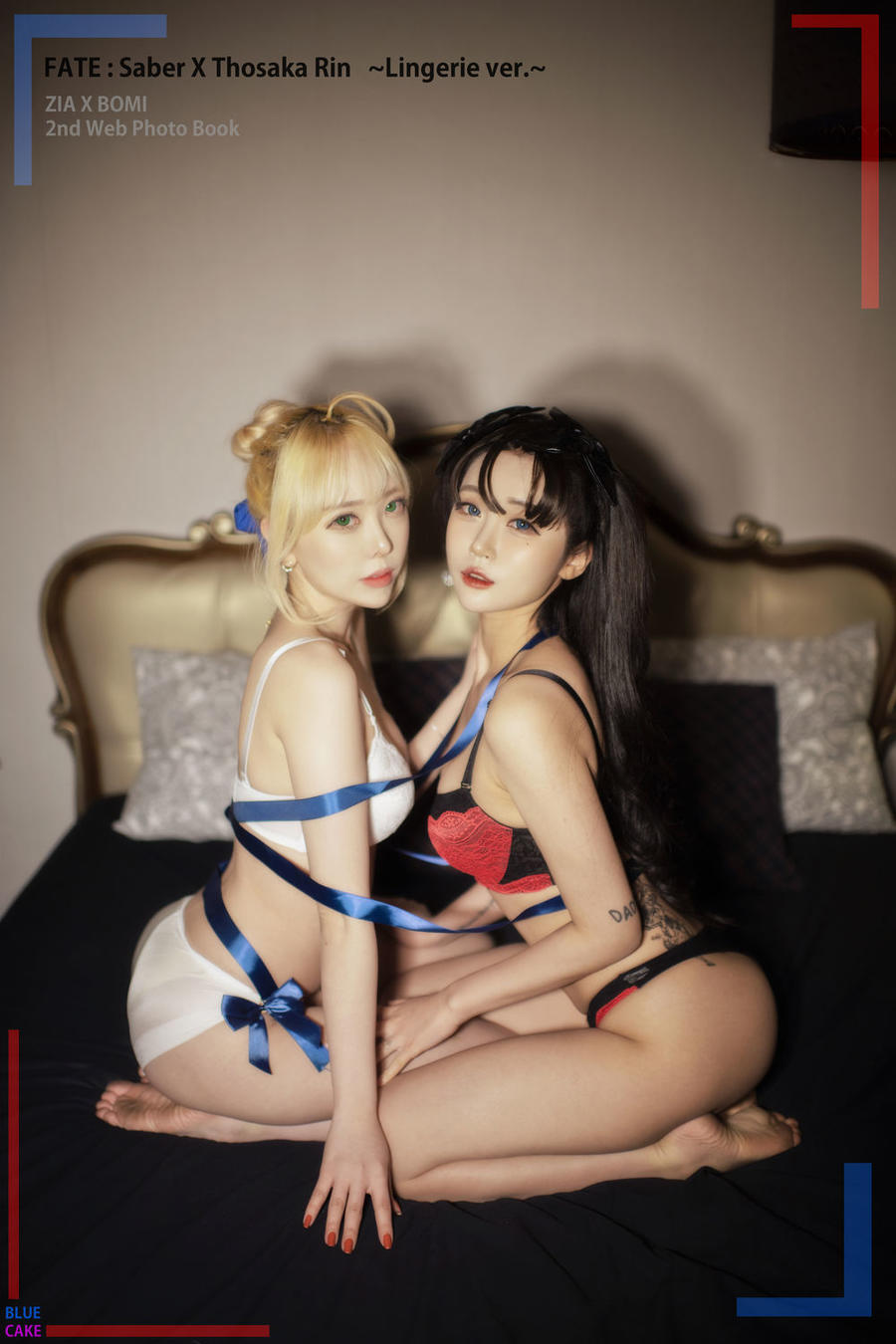 No.016-[BLUECAKE] Fate Saber x Thosaka Rin Lingerie ver(Bomi&Zia) [128P]-飞图屋