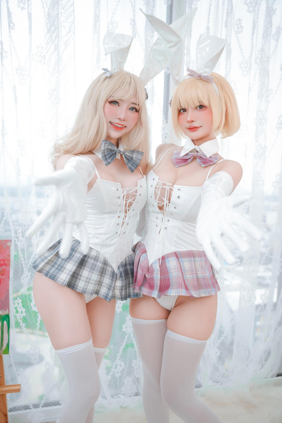 No.089 – White Bunny Girl (&Sally Dorasnow) [15P]-飞图屋